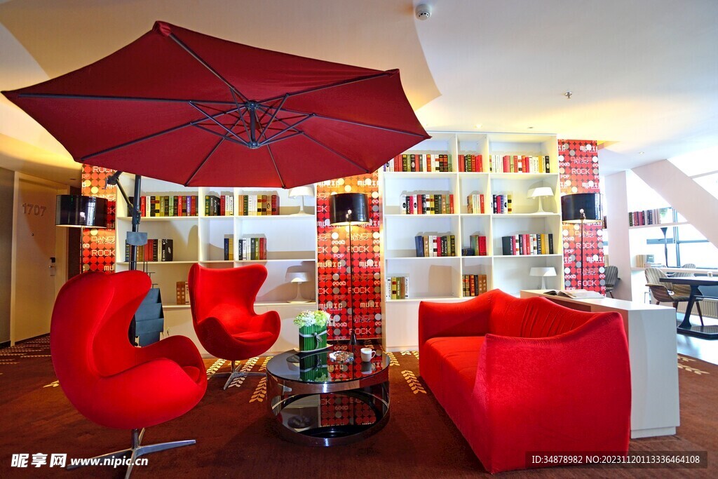 酒店装修设计休憩区