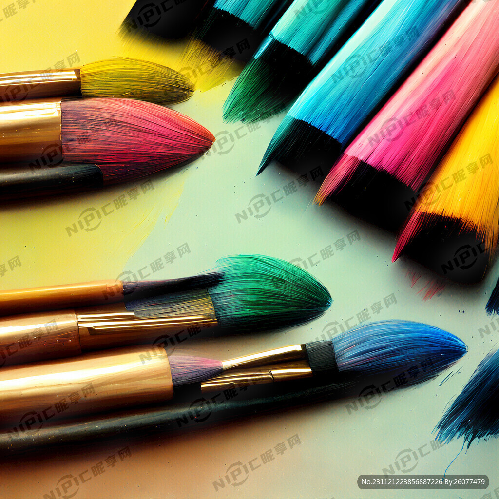 颜料笔刷