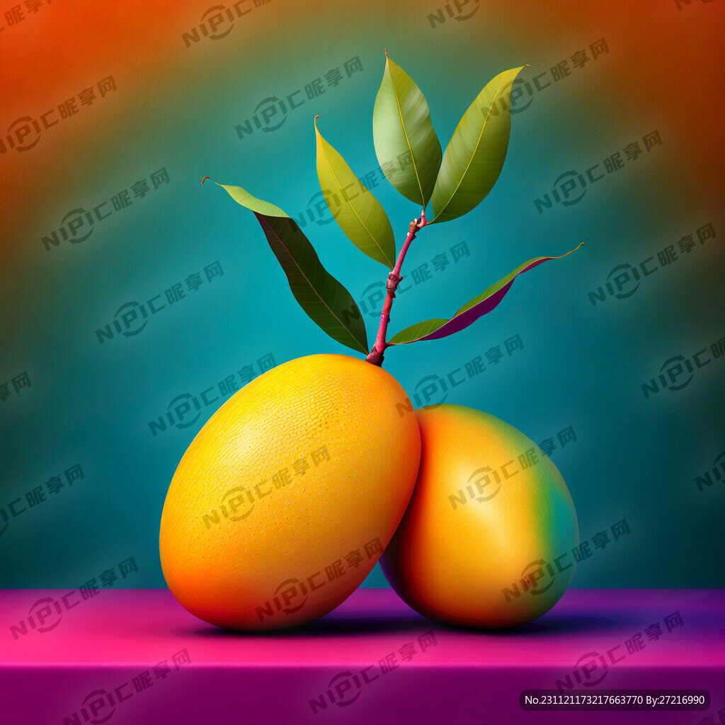 芒果 彩色 饱满