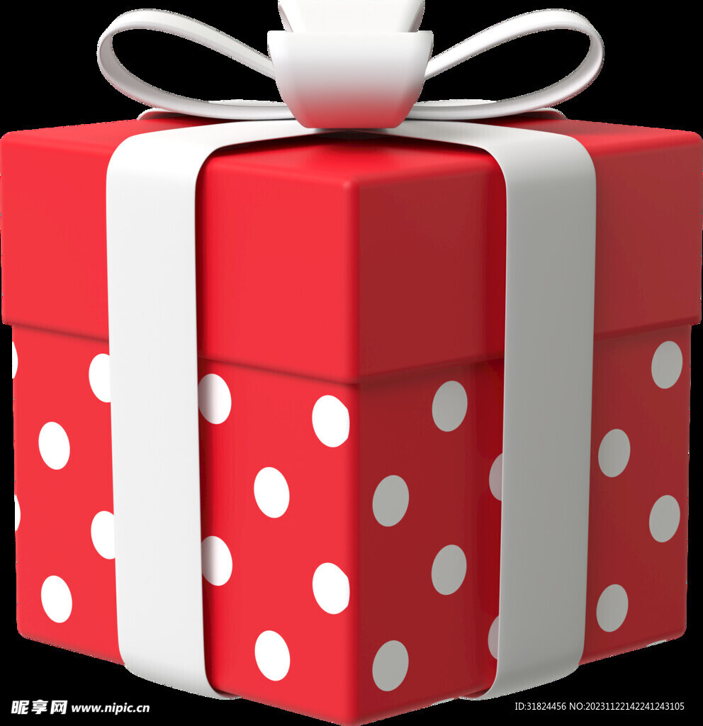 圣诞礼物盒3D素材 