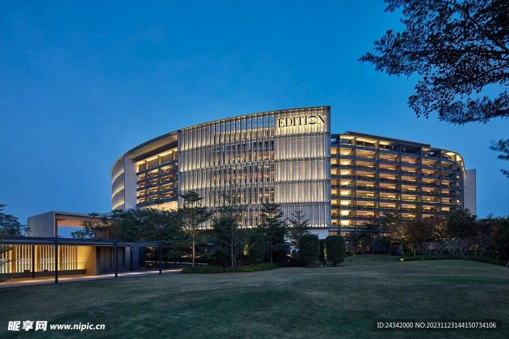 酒店建筑效果图