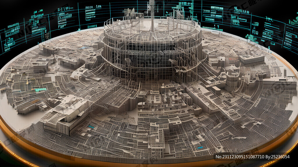 蓝色科技背景 教育大数据