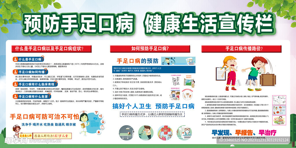 手足口病宣传栏
