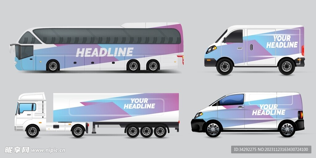 写实工程车插画