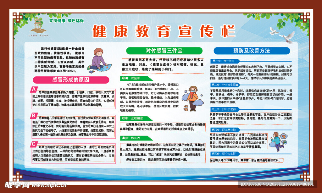 健康教育宣传栏