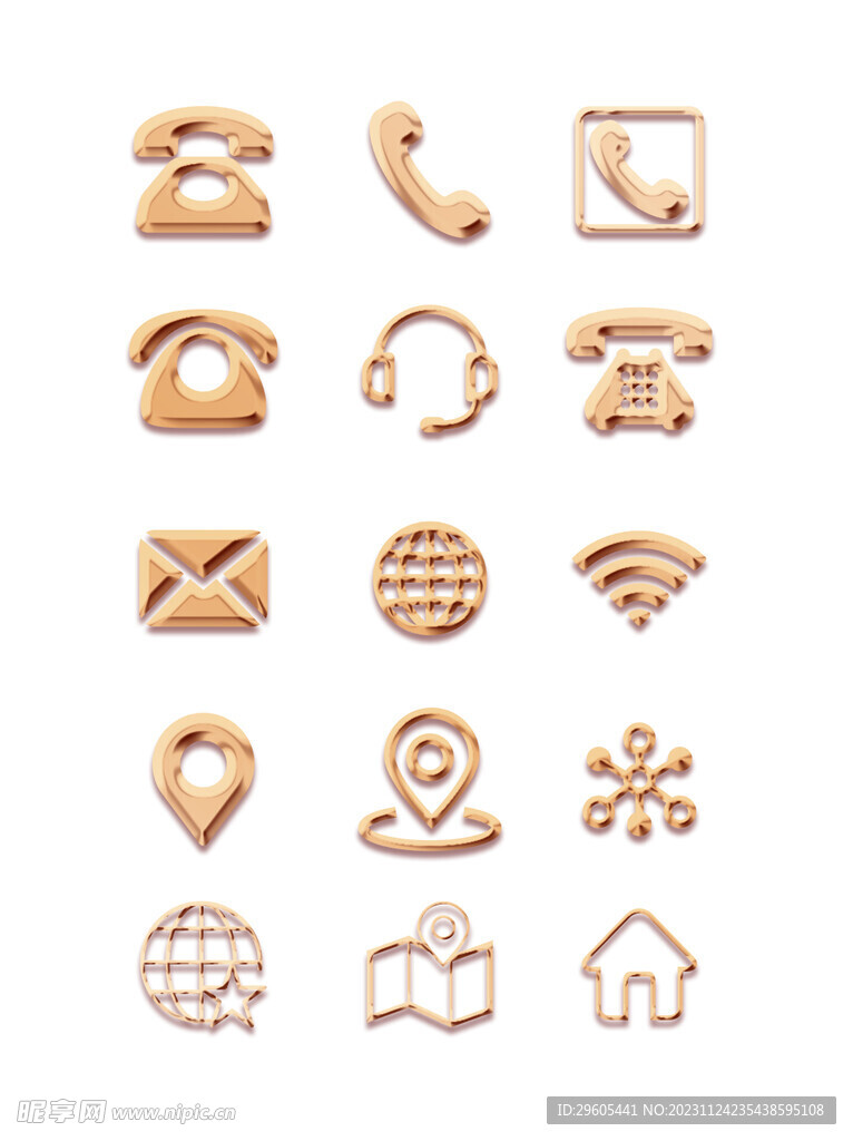 电话地址邮件适量小图标