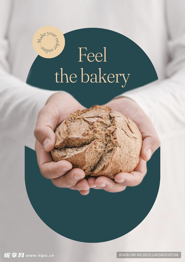 面包店海报
