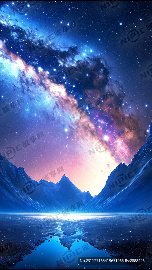 北斗七星 星空 银河系 深蓝