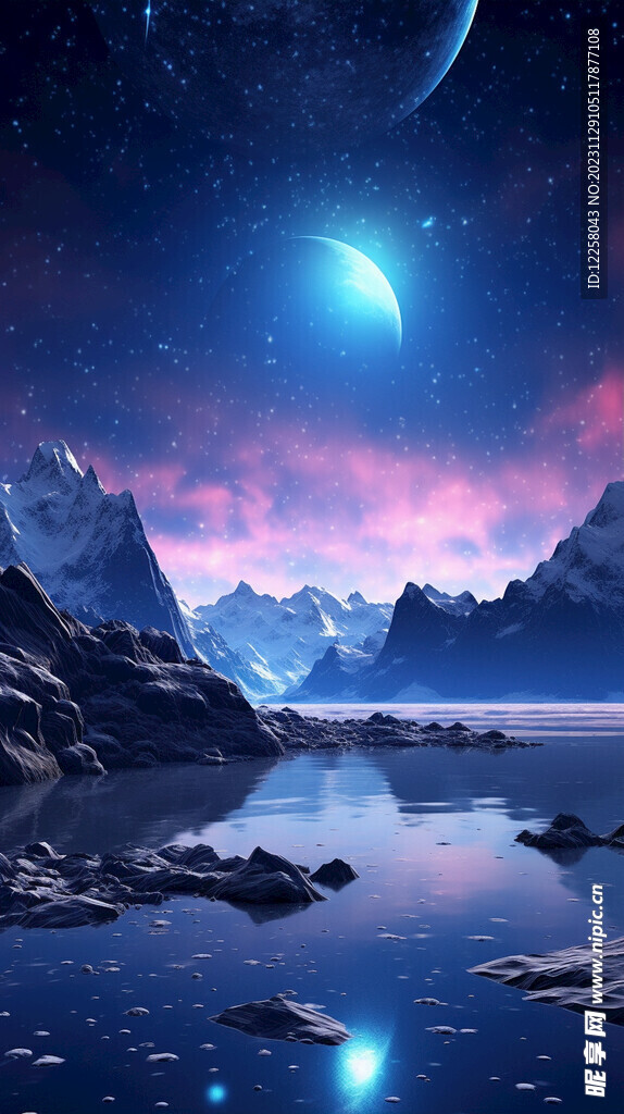 梦幻星空手机壁纸 屏保