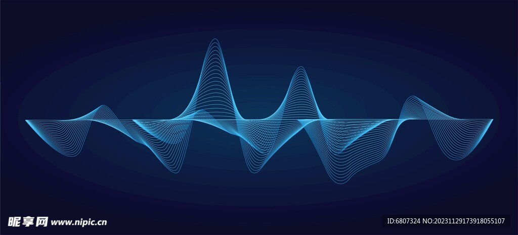 波浪线条 抽象线条