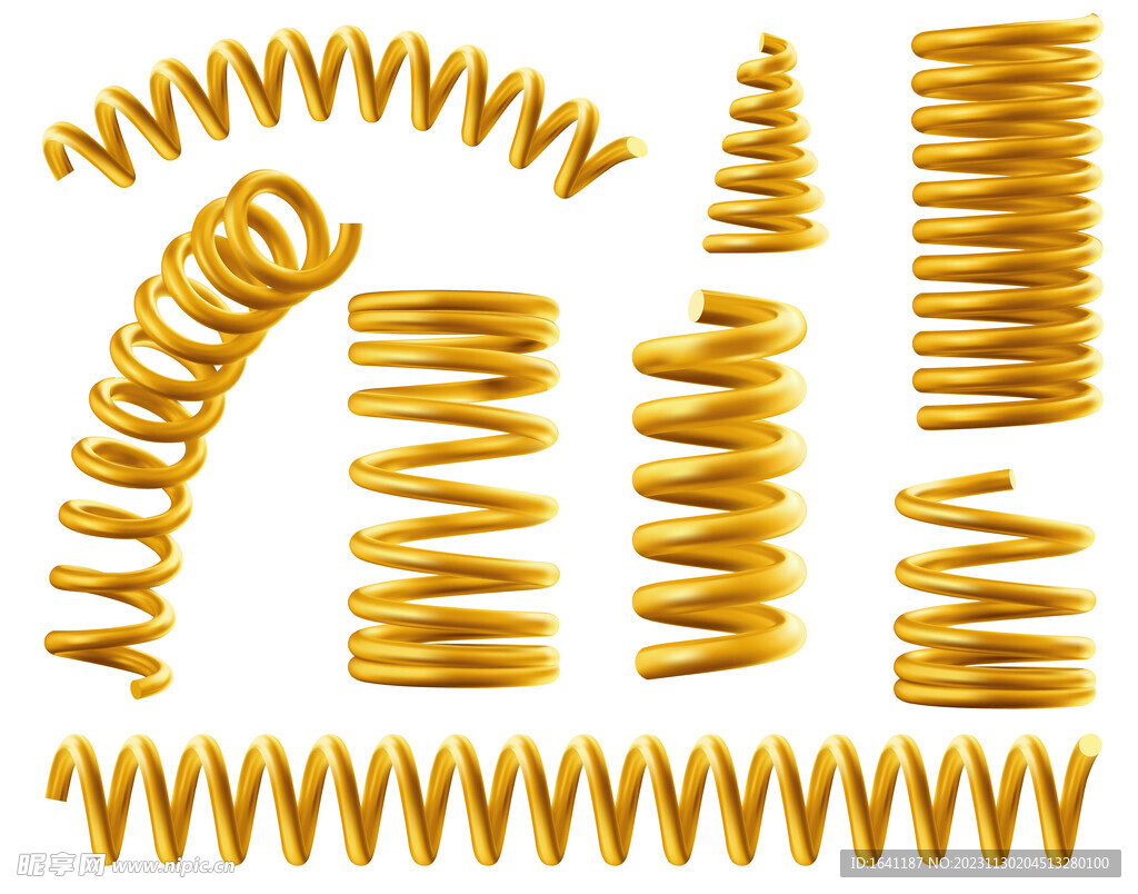 金色弹簧