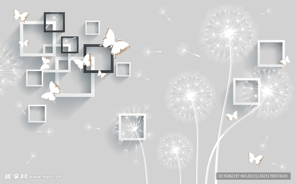 现代简约电视背景