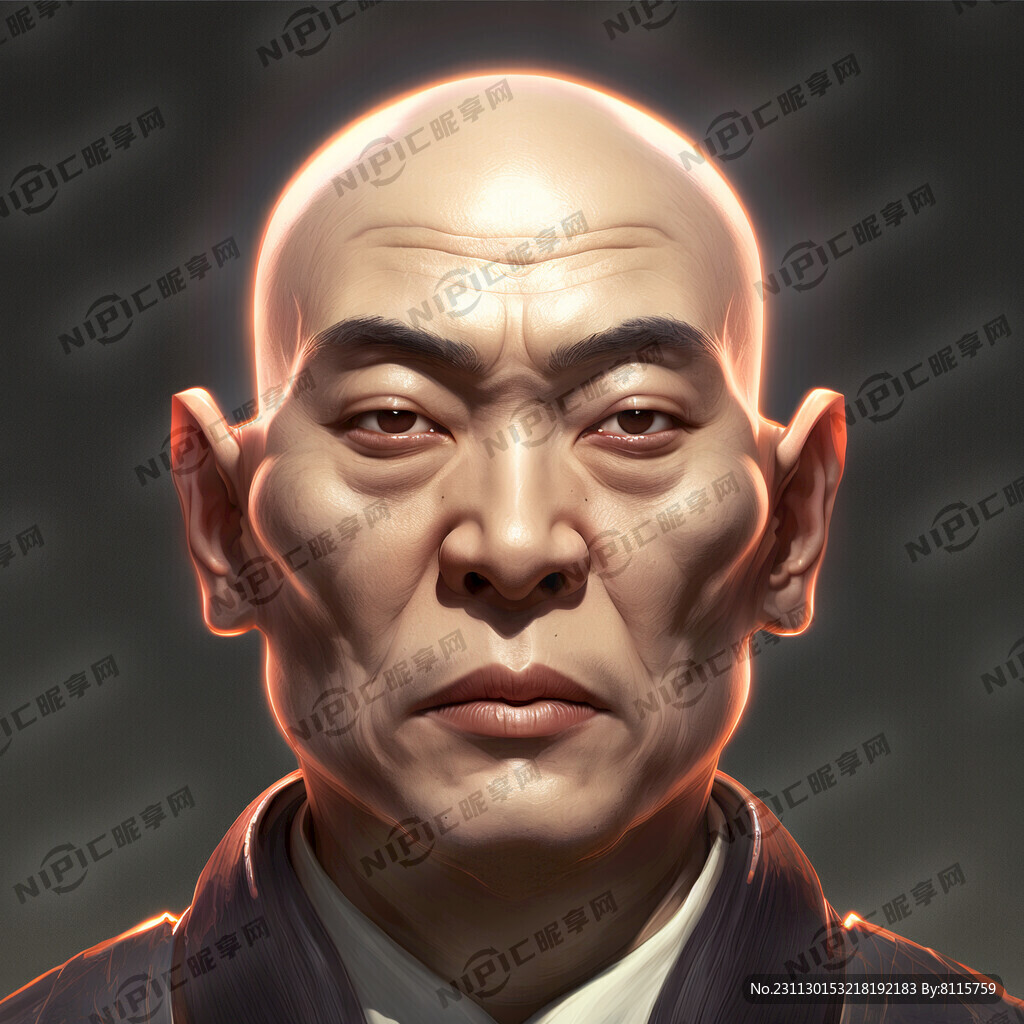 没有胡子 鲁智深 圆光头