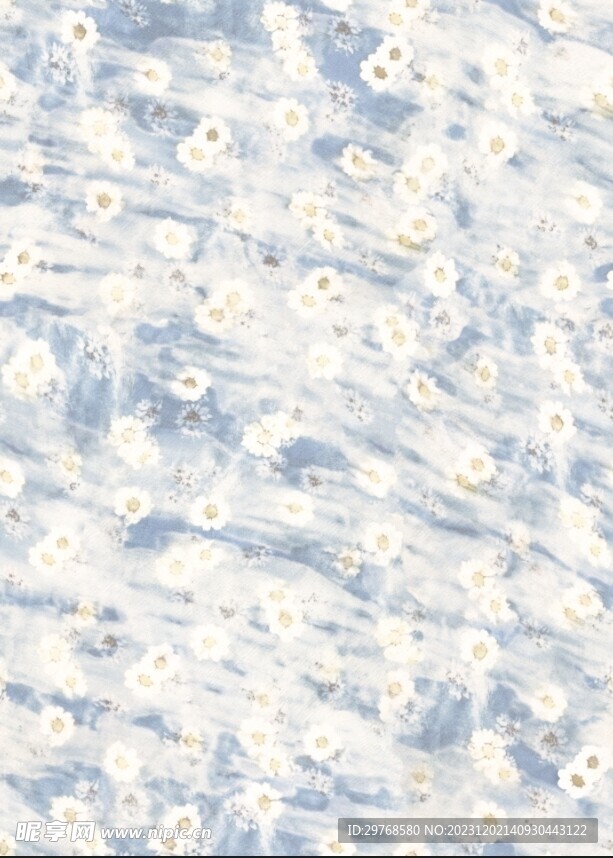 数码印花  扎染花