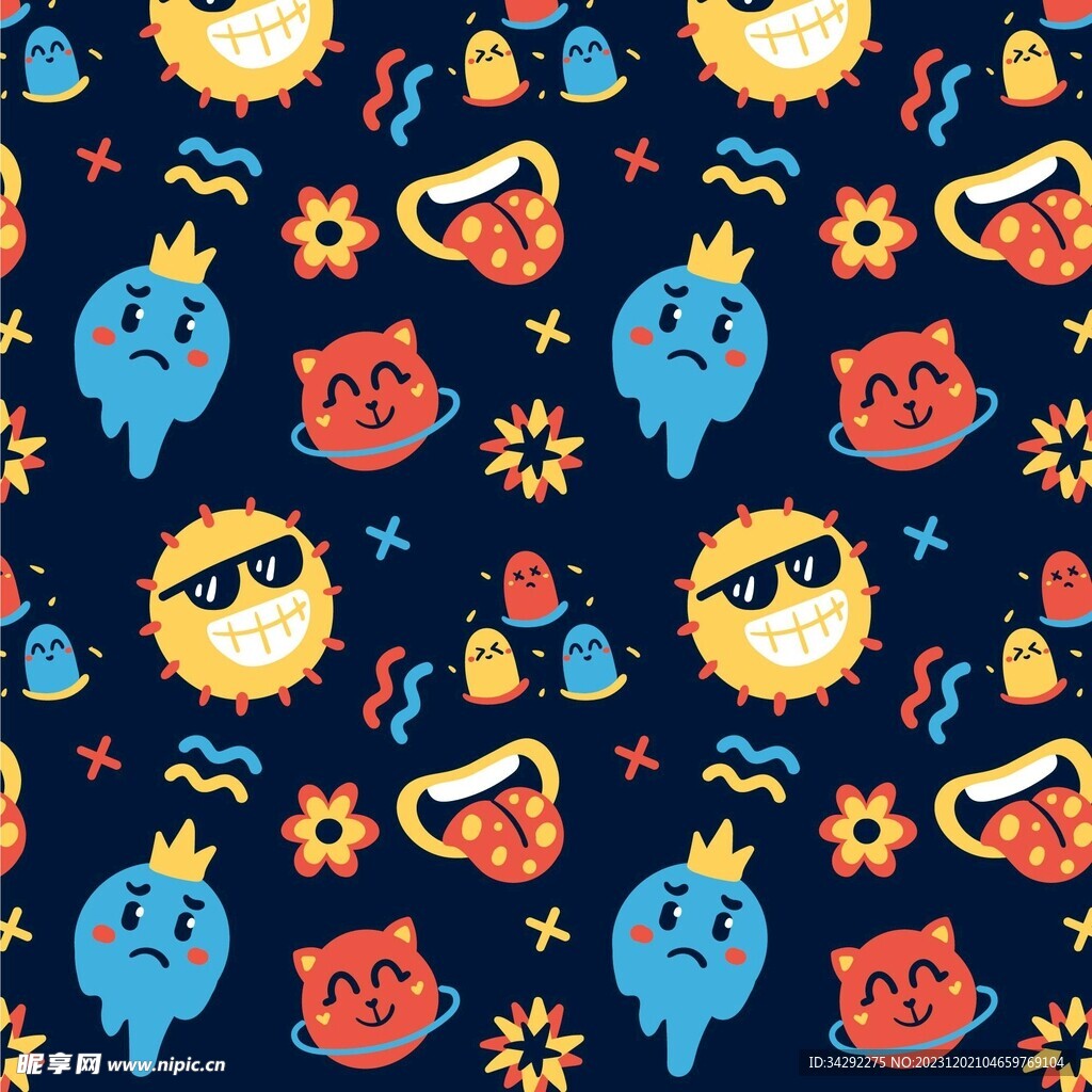 可爱卡通图案