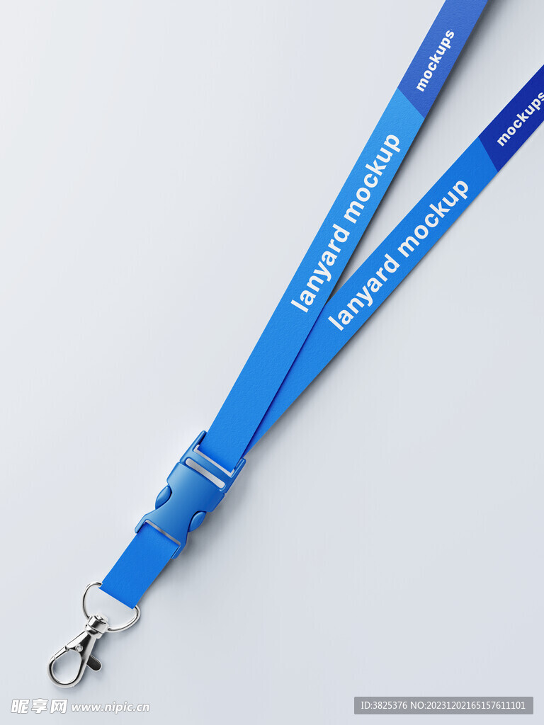 手机胸卡工牌挂绳挂带样机模板