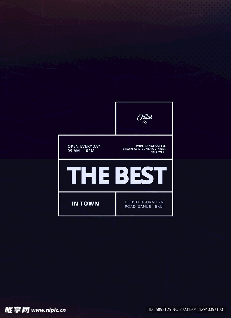 英文企业宣传海报