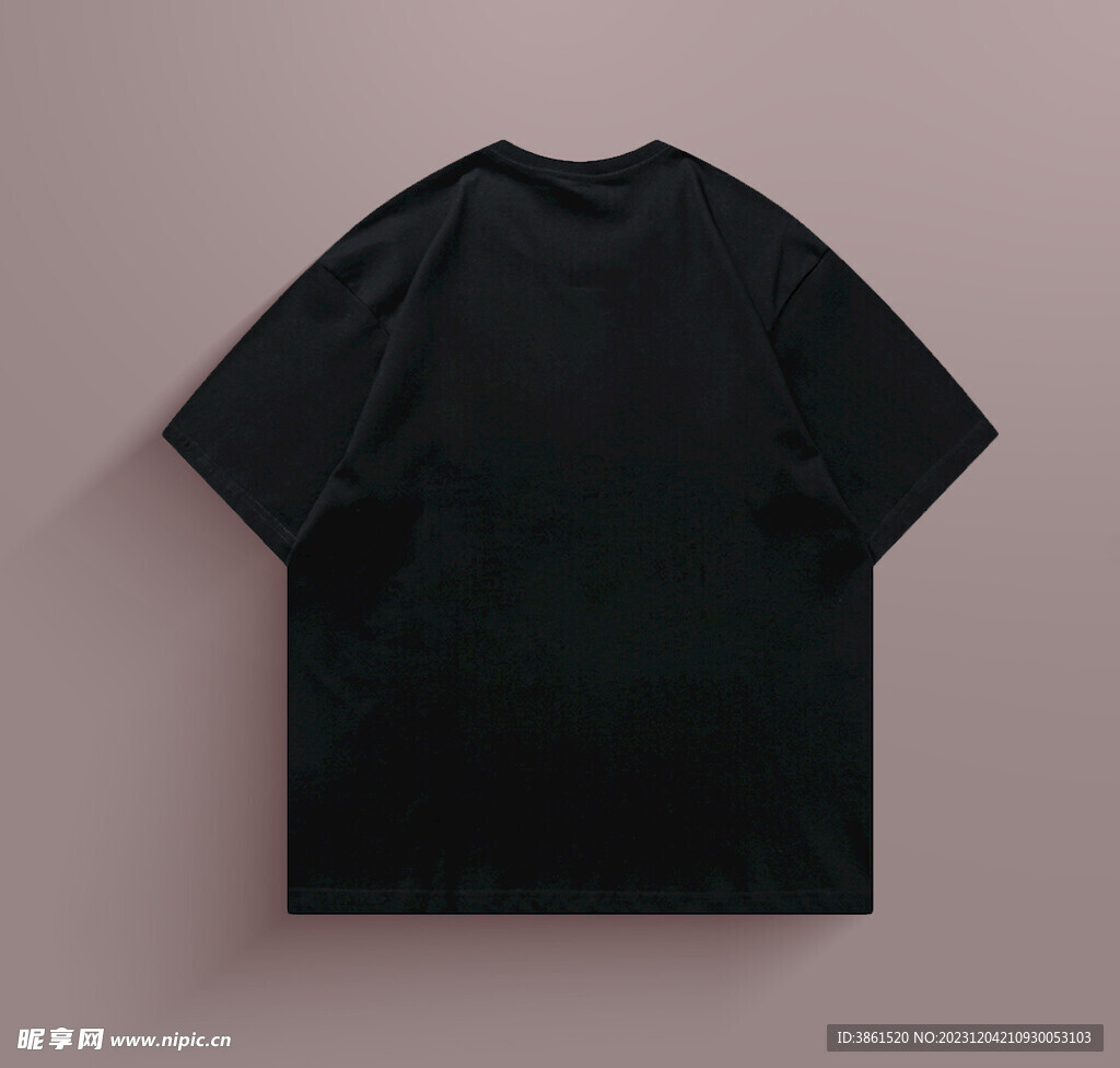 黑色文化衫样机