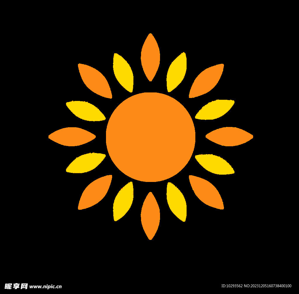 太阳花向日葵LOGO