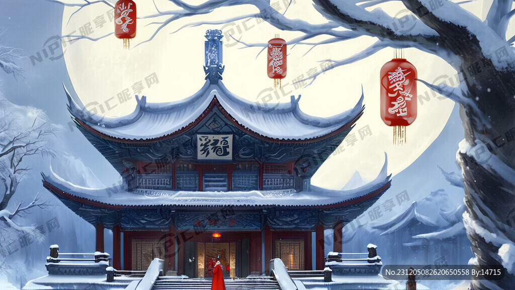 国潮 冰雪节 下雪 雪场