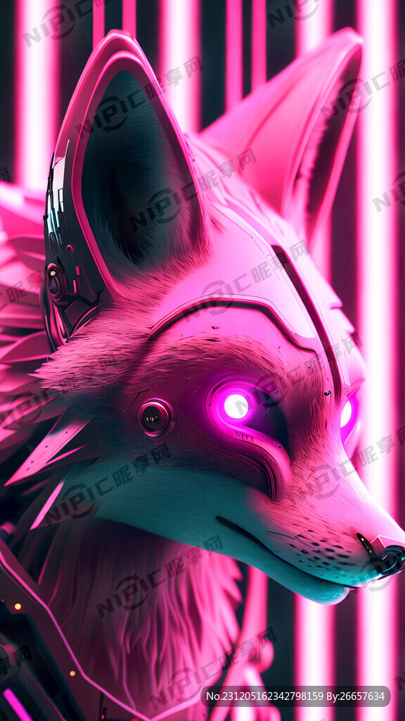 赛博朋克科幻背景 未来科技