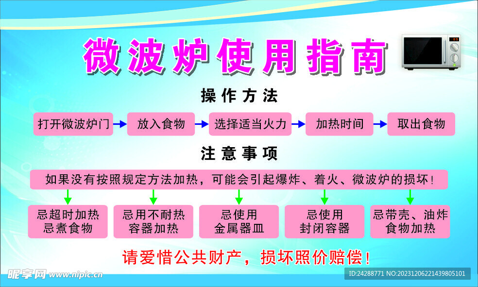 微波炉使用指南