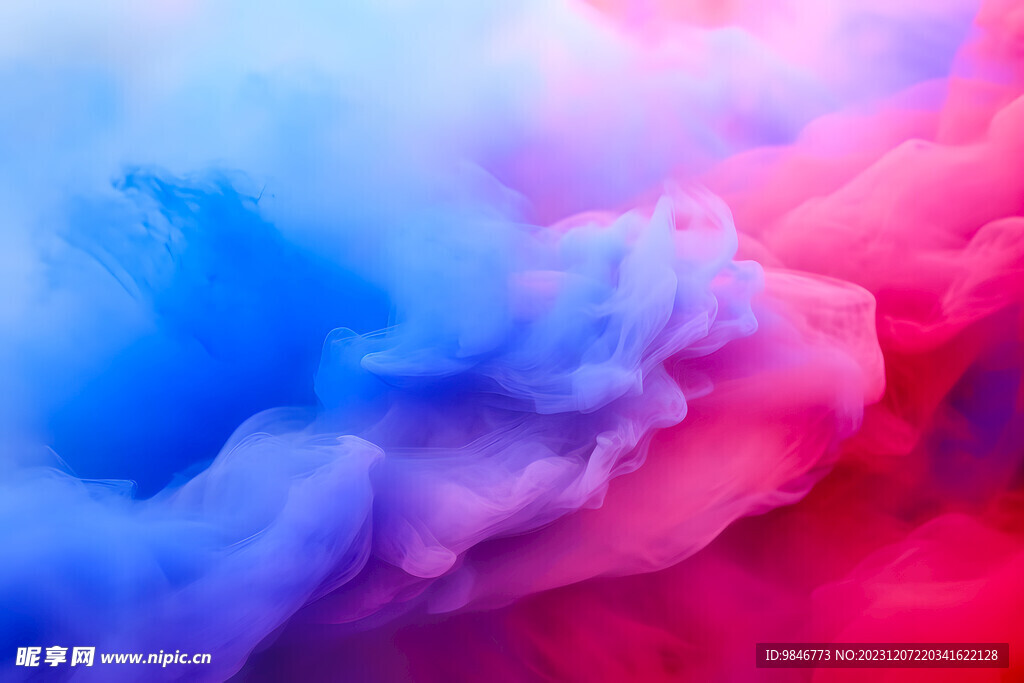彩色烟雾背景