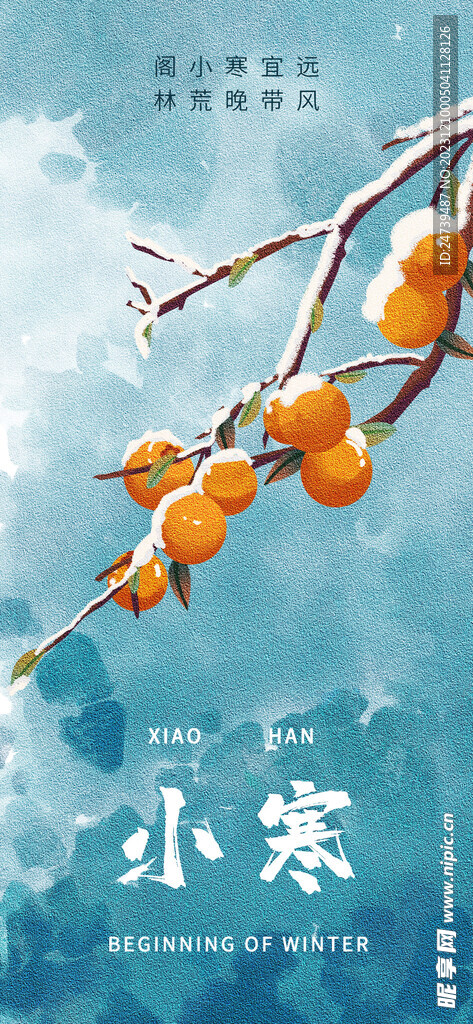 小寒海报