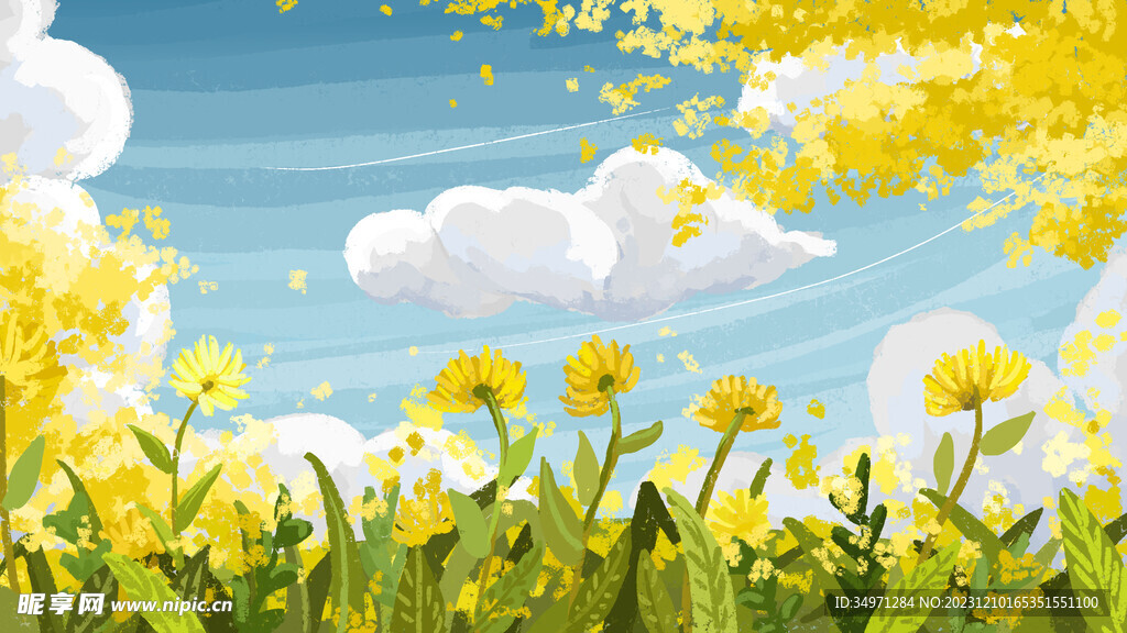 温馨唯美春季场景图片