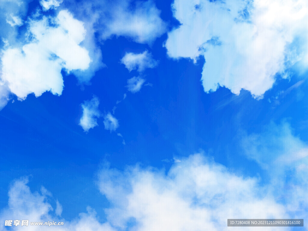 蓝天白云
