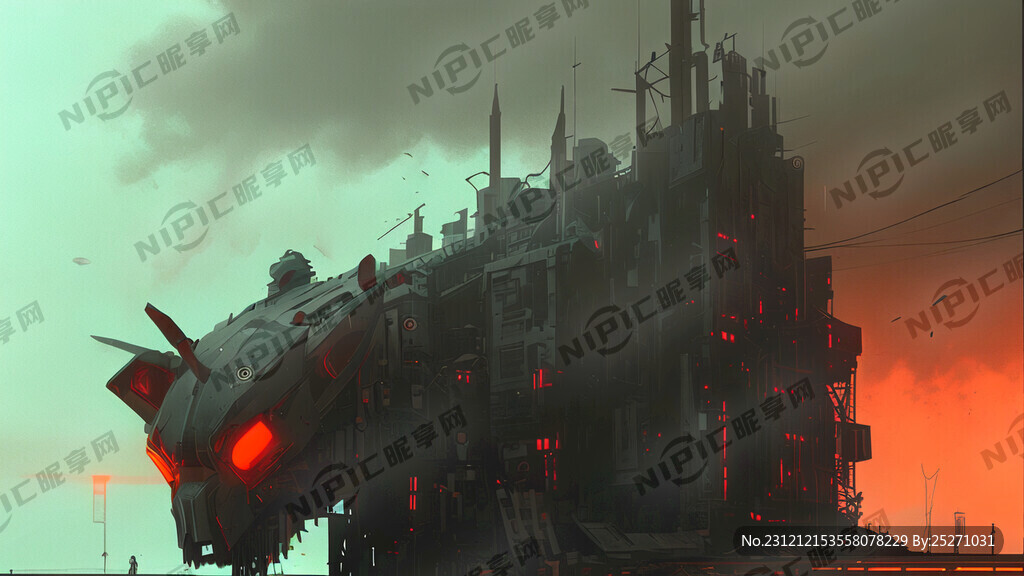 科技震暗黑风格