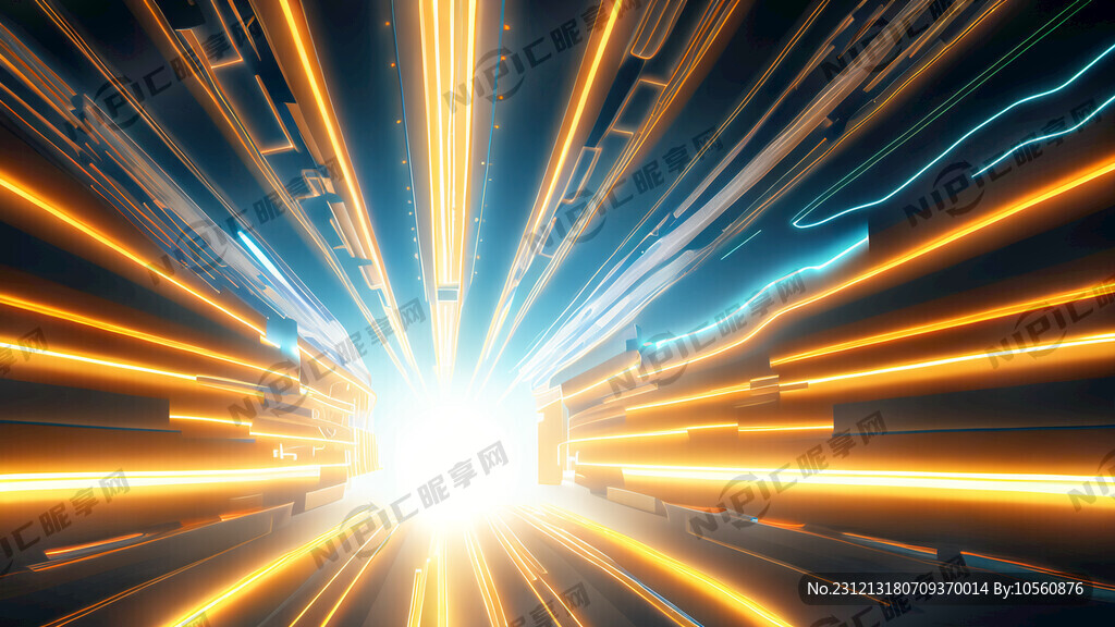 办公司 科技 未来感 光线
