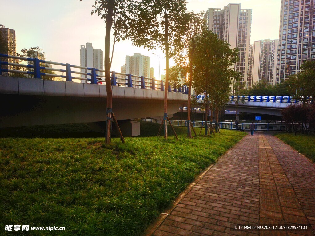 城市绿化景观步道