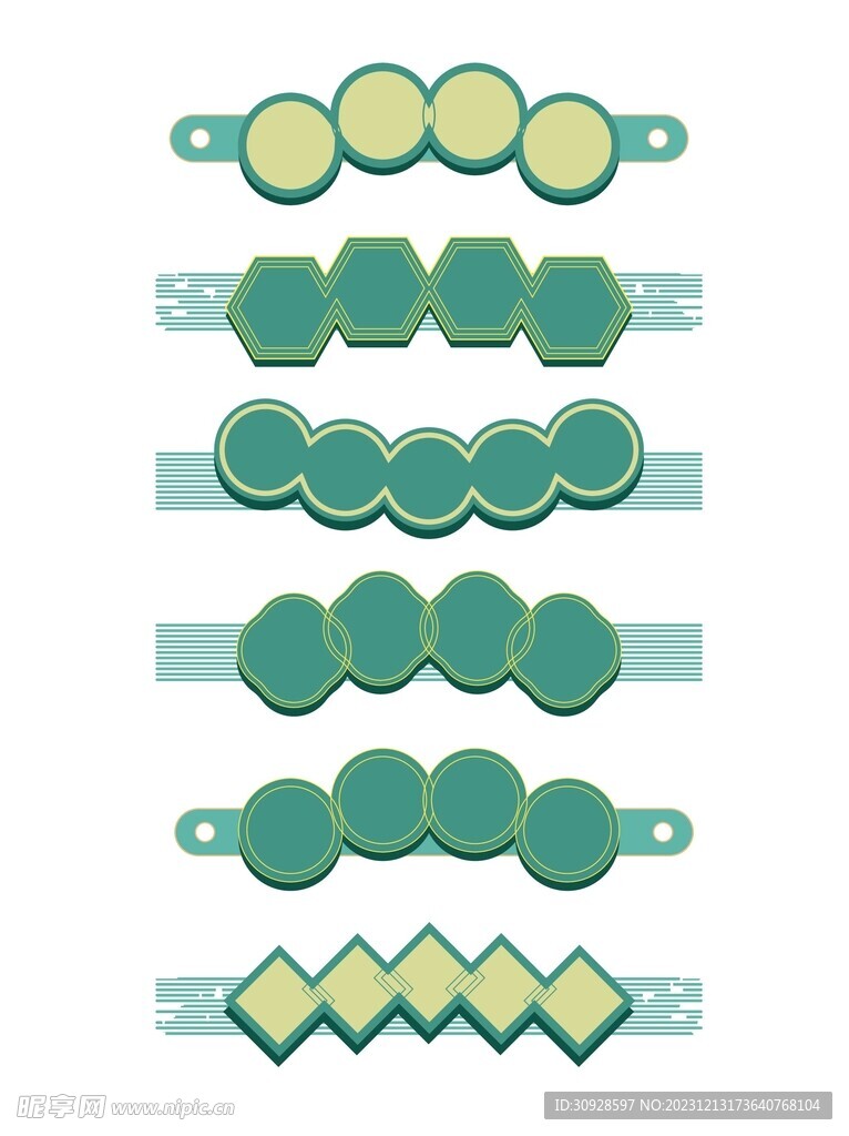 中式电商标题框