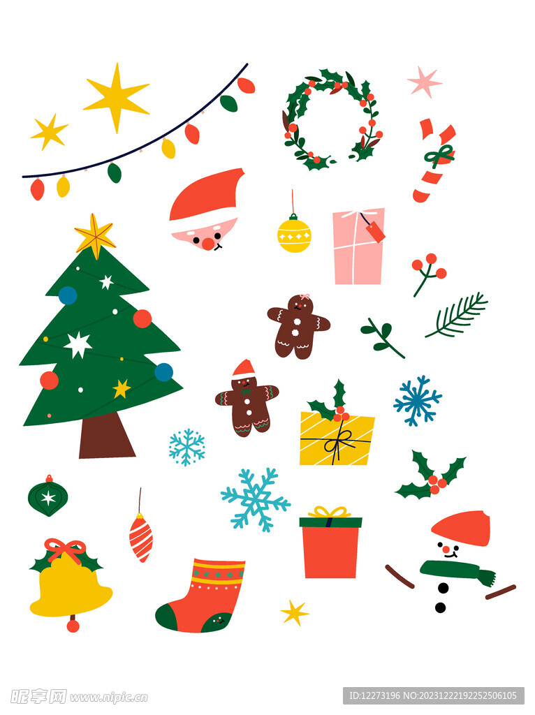 圣诞节元素          