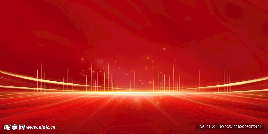 红色背景