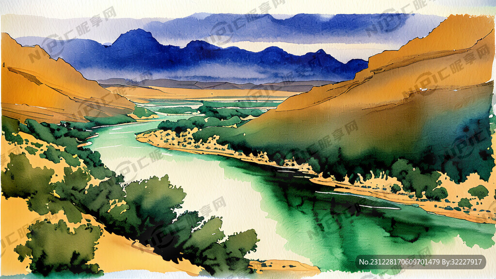 超大广角 俯视视角 大漠孤烟直