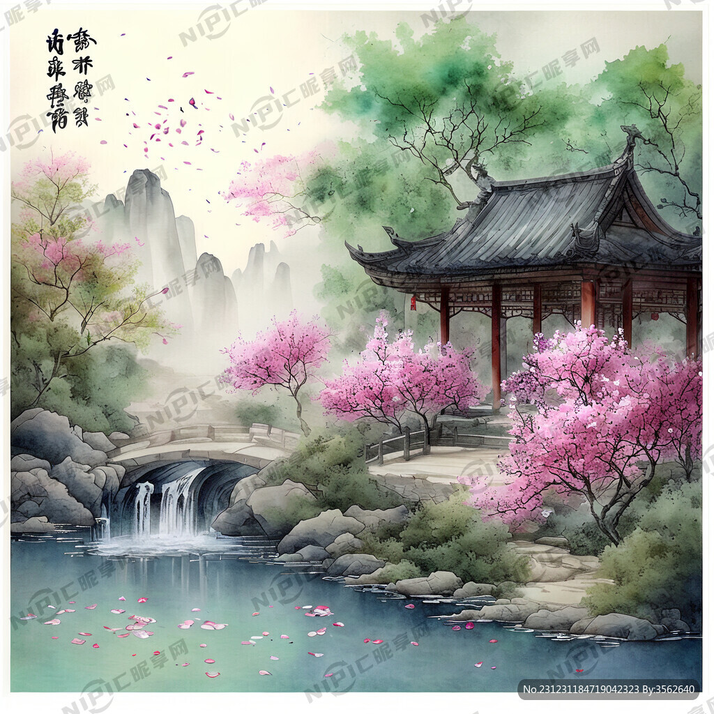 游戏梦幻唯美新中式风景 超高清