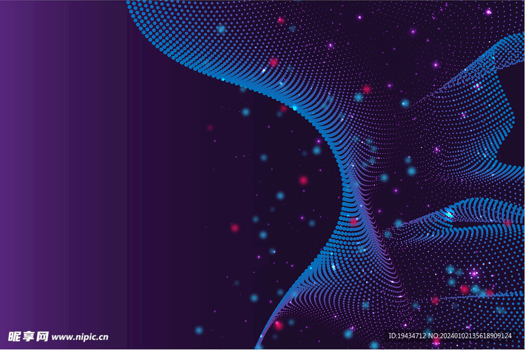 科技几何线条背景素材图