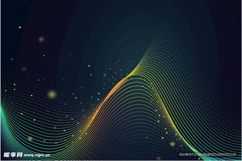 科技几何线条背景素材图