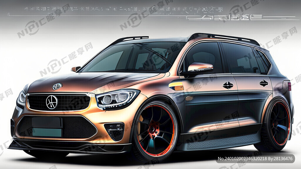 汽车改装改色等精美图文排版