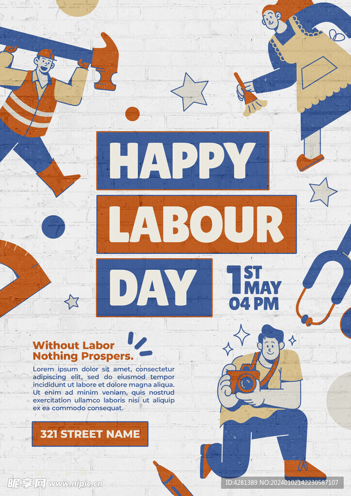 劳动节海报