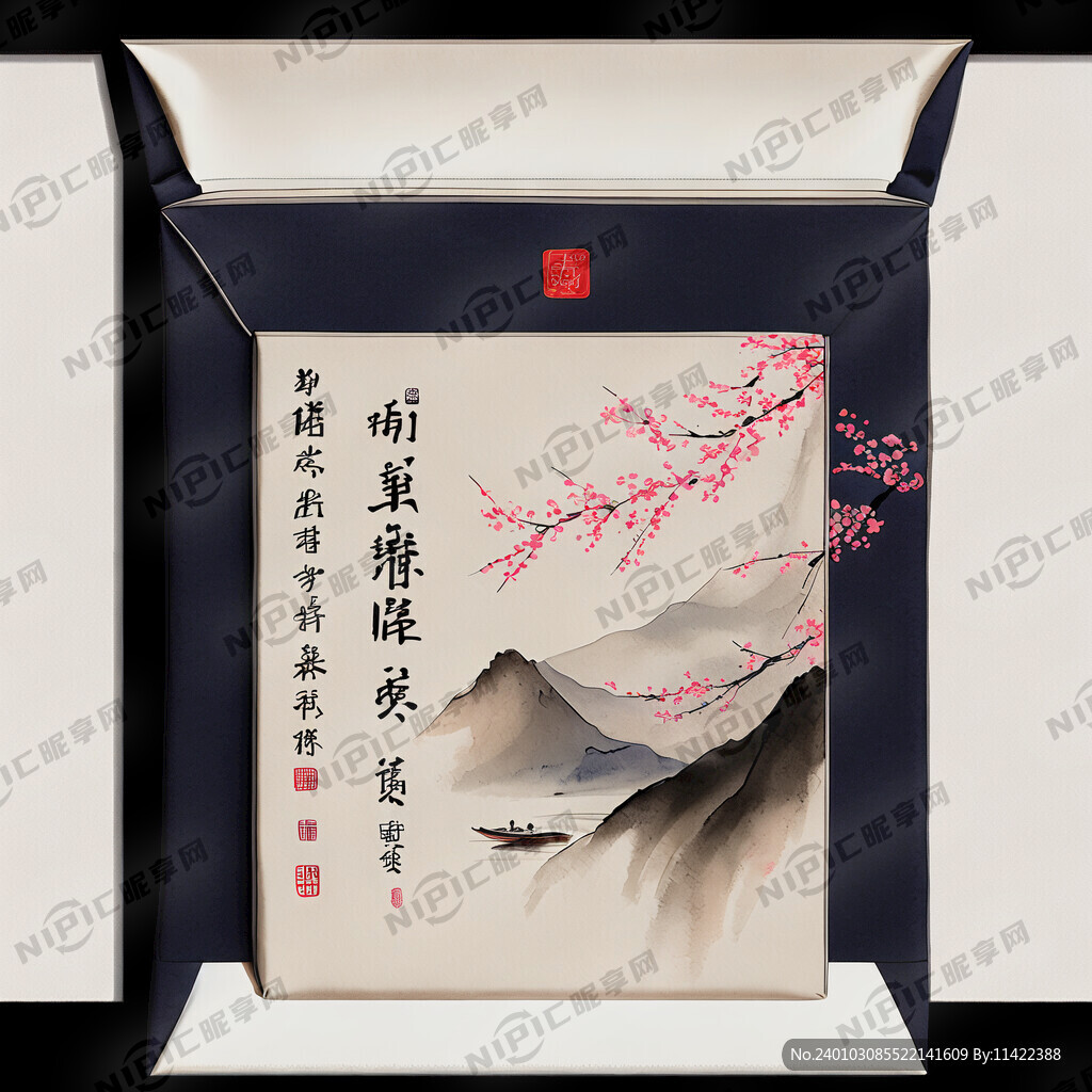 安吉白茶包装中国风简约