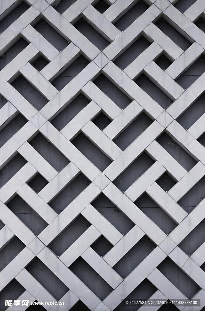 方形纹理装饰墙