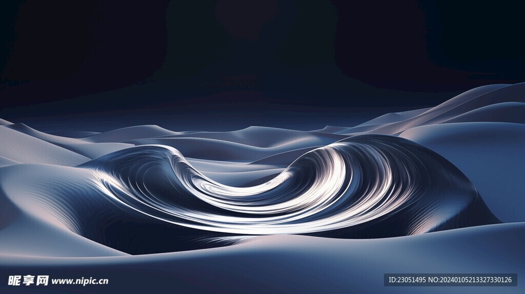 高清未来地产PPT金属山背景