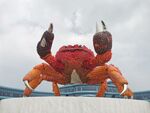 螃蟹雕塑