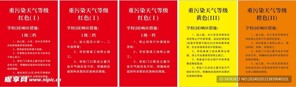 重污染天气等级