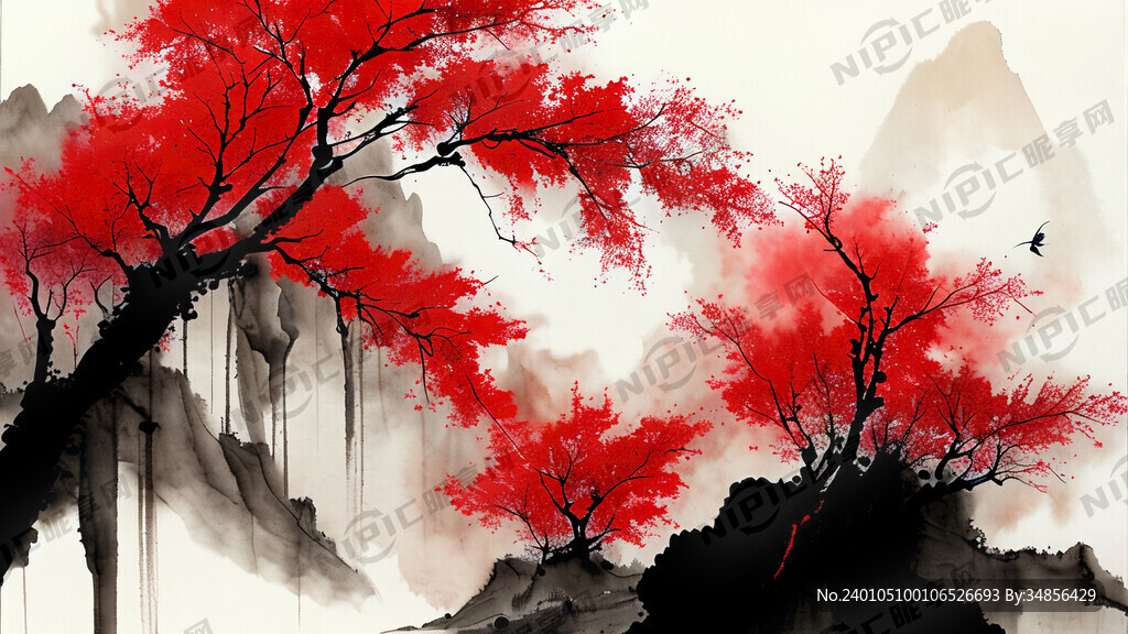 中国风 中国红 100种红色