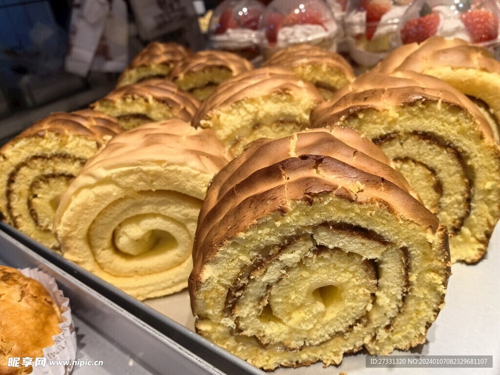 虎皮奶油卷蛋糕