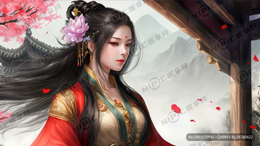 古风画卷 9个仕女 灵巧的身姿